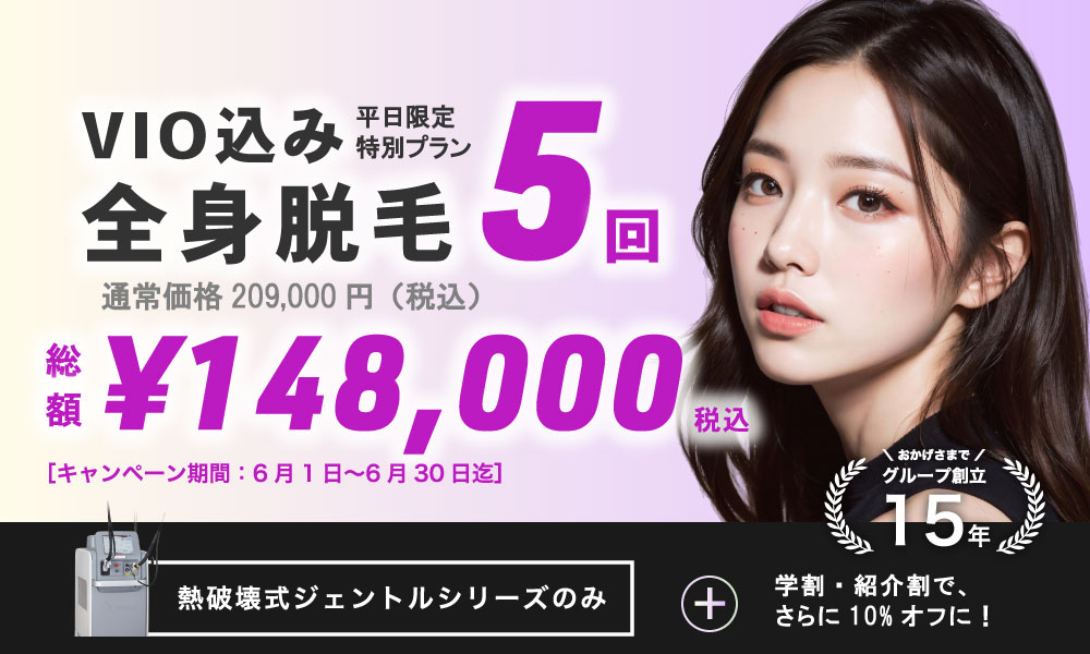 全身脱毛キャンペーン